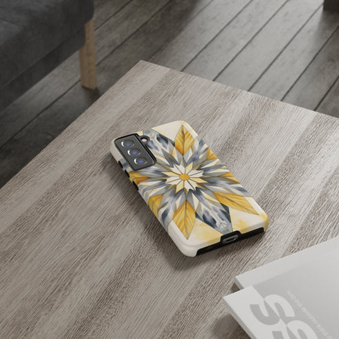 Sunshine Bloom Mosaic - Impact Resistant Phone Case